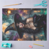 ミッドナイトウィッチムーンライトヴェネツィアとゴシックチャーム 薄葉紙 (クラフト)