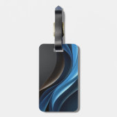 ミッドナイトウェーブトラベルラゲッジタグ ラゲッジタグ (裏面縦)