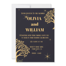 "ミッドナイトエレガンス：ダークブルー結婚ズ