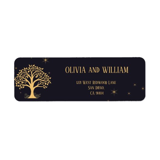 ミッドナイトエレガンス:ダーク結婚ブルー ラベル (正面)