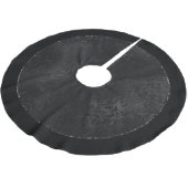 ミッドナイトオニックスロマンス |ブラック・サティニグランジ・ダマスク ブラッシュドポリエステルツリースカート (アングル)