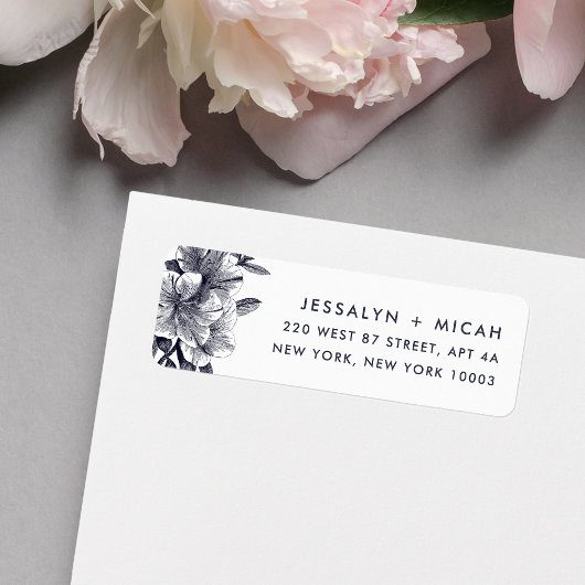 ミッドナイトオーキッド差出人住所 ラベル