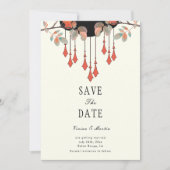 ミッドナイトオータムセーブThe Date招待状 セーブザデート (正面)