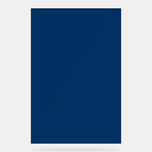 ミッドナイトカスタムブルーのアクリルサイン – Bulk Orders アクリルサイン (正面)