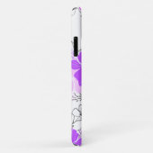 ミッドナイトガーデンハワイアンハイビスカスフローラバイオレット Case-Mate iPhoneケース (裏面/右)