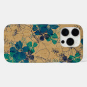 ミッドナイトガーデンハワイアンフェイクウッドターク Case-Mate iPhoneケース (裏面 (横))
