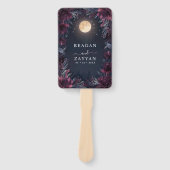 ミッドナイトガーデンムーン結婚式 プログラム ハンドファン (正面)