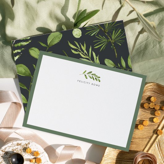 ミッドナイトガーデン |事業用ひな形フラットカード ノートカード