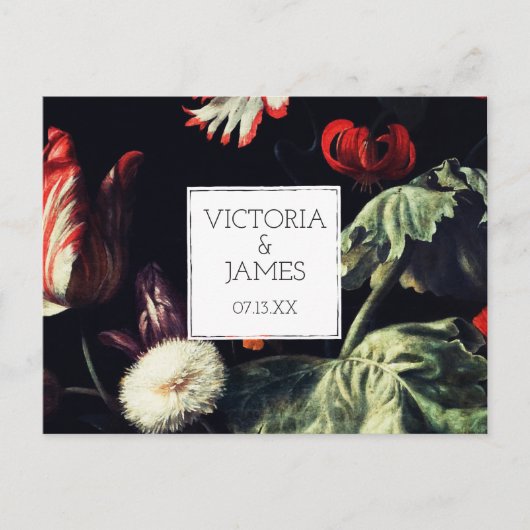 ミッドナイトガーデン |日付はがきを保存 案内ポストカード (正面)