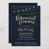 ミッドナイトグラマーリハーサルディナー 招待状 (正面/裏面)