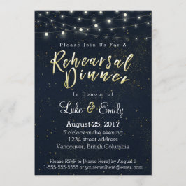 ミッドナイトグラマーリハーサルディナー 招待状
