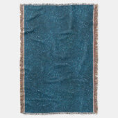 ミッドナイトグリーングリッター スローブランケット (正面縦)