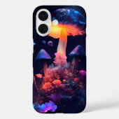 ミッドナイトグロー:キノコと開花のケース Case-Mate iPhoneケース (裏面)