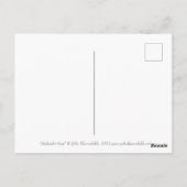 ミッドナイトサンナイト通りツリー絵画風景 ポストカード (裏面)