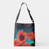 ミッドナイトサンフラワーズクロスボディバッグ クロスボディバッグ (裏面)