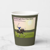 ミッドナイトサンポロ 紙コップ (正面)