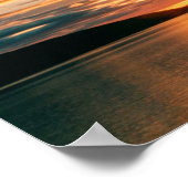 ミッドナイトサン、ノルウェー北部 ポスター (角)