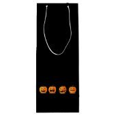 ミッドナイトザウィッチーブラックキャットハロウィーン ワインギフトバッグ (裏面)