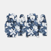 ミッドナイトシフォンのホワイトマグノリアパターン フェイバーボックス (折り畳みなし)