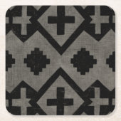 ミッドナイトジャーニーI スクエアペーパーコースター (正面)