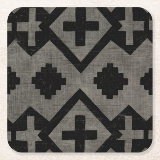 ミッドナイトジャーニーI スクエアペーパーコースター (正面)