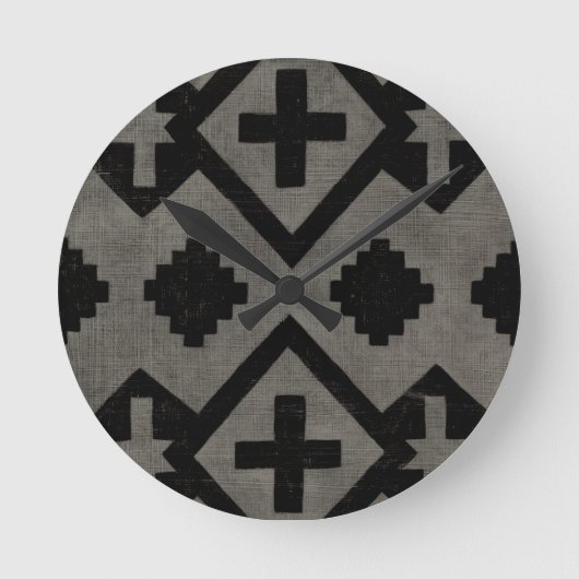 ミッドナイトジャーニーI ラウンド壁時計 (正面)