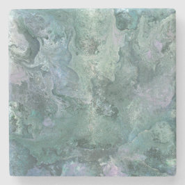 ミッドナイトスカイストーンコースターに浮かぶ ストーンコースター