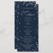 ミッドナイトスカイトゥインクルネイビーブルーとシルバー プログラム (正面/裏面)