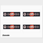 ミッドナイトスカイバイマイリーサイラスSpotifyコード 長方形シール (シート)