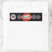 ミッドナイトスカイバイマイリーサイラスSpotifyコード 長方形シール (バッグ)