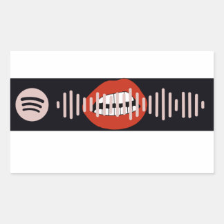 ミッドナイトスカイバイマイリーサイラスSpotifyコード 長方形シール