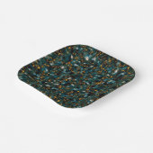 ミッドナイトスカイ アブストラクション ペーパープレート (傾斜あり)