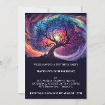 ミッドナイトスカースバースデーパーティ招待状