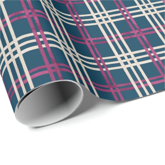 ミッドナイトスクエアシュガープラム ラッピングペーパー (ロールコーナー)