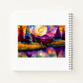 ミッドナイトスターのスパイラルノート ノートブック (裏面)