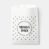 ミッドナイトスナックエレガントな結婚式 フェイバーバッグ (正面)