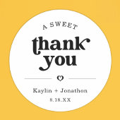 ミッドナイトスナック結婚式の引き出物ラベル ラウンドシール