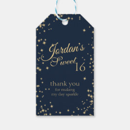 ミッドナイトスパークルスウィート16 ギフトタグ