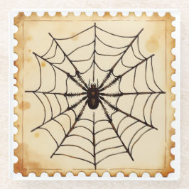 "ミッドナイトスピナ"ハロウィーン ガラスコースター