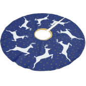 ミッドナイトトナカイ ブラッシュドポリエステルツリースカート (アングル)