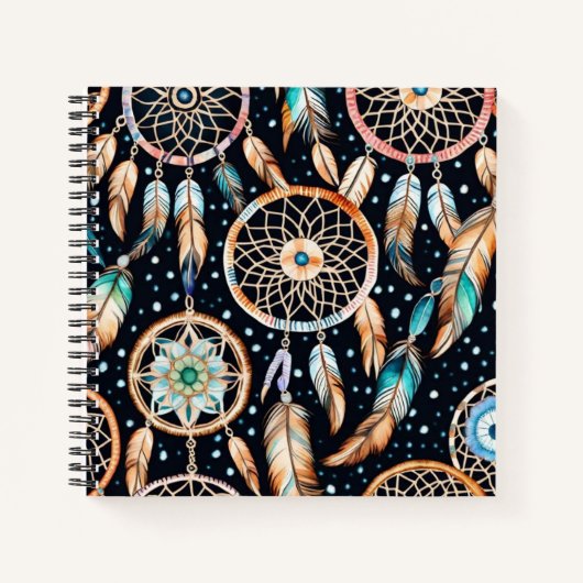 ミッドナイトドリームキャッチャー ノートブック (正面)