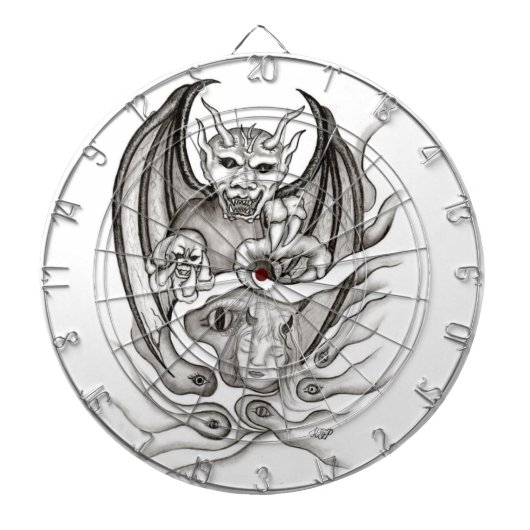 ミッドナイトドリーム – 悪魔 ダーツボード (正面)