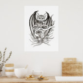 ミッドナイトドリーム – 悪魔 ポスター (キッチン)