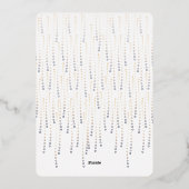 ミッドナイトニューイヤーズ応援フォイル招待状 箔招待状 (裏面)