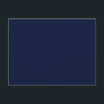 ミッドナイトネイビーブルー無地のカラー ポストカード<br><div class="desc">ミッドナイトネイビーブルー無地のカラー</div>
