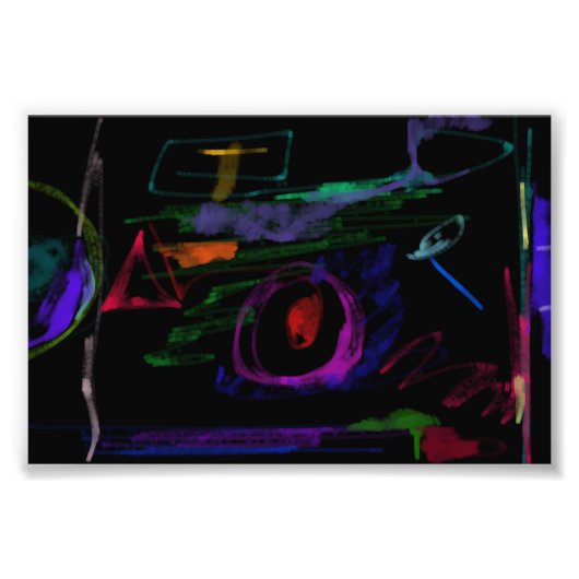 ミッドナイトネオン 発光するエコー フォトプリント (正面)