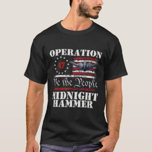 ミッドナイトハンマー作戦 - USAフラグミッドナイトハンマー Tシャツ