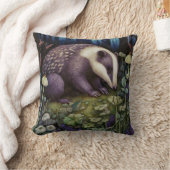 ミッドナイトバッジャー装飾用クッション クッション (ブランケット)