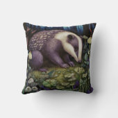 ミッドナイトバッジャー装飾用クッション クッション (裏面)