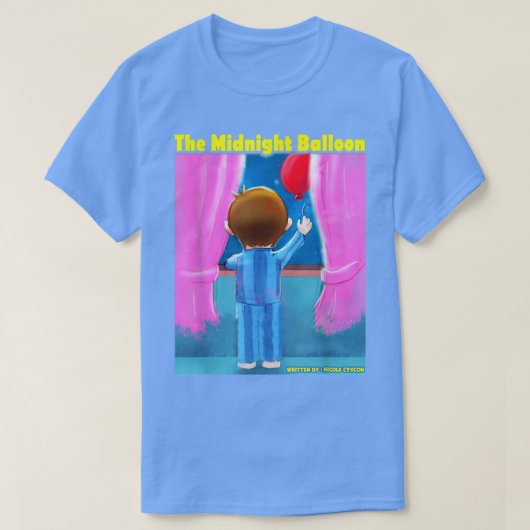 ミッドナイトバルーンカバー Tシャツ (デザイン正面)